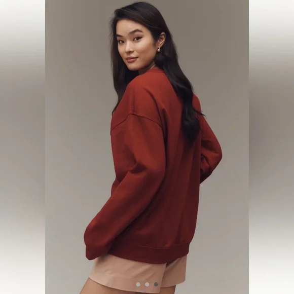 Anthropologie Graphic Pullover Sweatshirt - Size M - BNWT - Picture 3 of 9